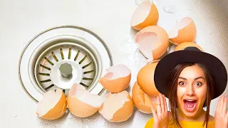 Don't throw away the eggshells.  Few people know this amazing trick.