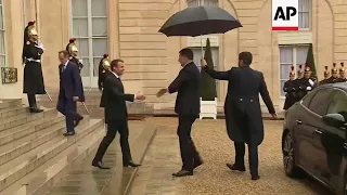 Macron meets presidents of Estonia, Latvia and Lithuania