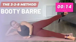 30 Min Dancer Inspired Booty Barre Workout | Ankle weights, chair & mat.