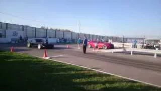 Chevrolet Camaro (Владимир) vs Chevrolet Corvette (Иван), 12,671 vs 11,654 сек.