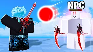 I 1v1 the EXTREME NPC BOTS in the NEW ROBLOX BLADE BALL UPDATE!