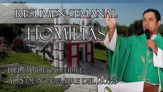 Resumen de Homilías, del 30 de Octubre al 5 de Noviembre del 2023 - Padre Arturo Cornejo