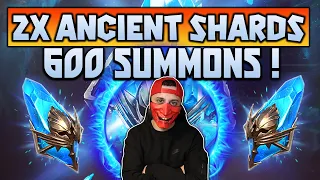 2X ANCIENT SHARDS | 600+ SUMMONS Chasing GOLD ! | ISL Pulls | Raid Shadow Legends