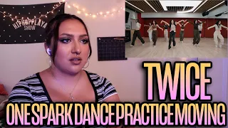 TWICE “ONE SPARK” Dance Practice (Moving Ver.) Reaction