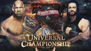 WWE 2K20_ROMAN REIGNS VS GOLDBERG WRESTLEMANIA ( UNIVERSAL CHAMPIONSHIP )