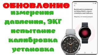 Обновление SMH для измерения артериального давления и ЭКГ, Испытание, калибровка и установка