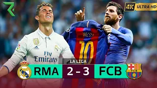 MESSI SILENCED BERNABÉU AND SHOWED CR7 WHO IS THE GOAT IN THE UNFORGETTABLE EL CLÁSSICO