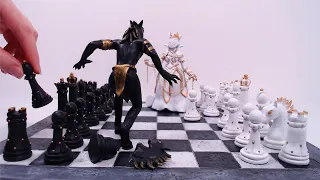 I made a whole chess set from scratch because I'm insane