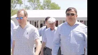 Председатель Правительства РД Артём Здунов посетил Магарамкентский район, суперинтенсивный сад в с