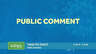 Tampa City Council PM 09162020