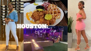 Houston Vlog: Girls Trip + Birthday Celebrations 🥳 | Turkey Leg Hut, Wine Tasting, $1 Shots + More