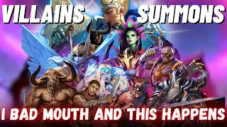 THIS IS WHAT I GET FOR TALKING S**T | VILLAINS SUMMONS  SEPT 2021 | Empires and Puzzles