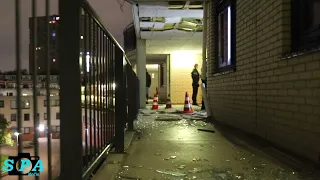 Woningen zwaar beschadigd na explosie in appartementencomplex | Sint Andriesstraat in Rotterdam