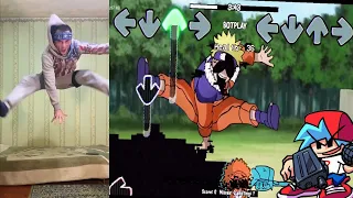 Friday Night Funkin Vs Naruto Glitch Pibby In Real Life #2 (FNF IRL)