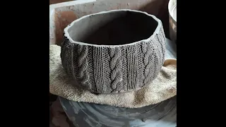 Slab built Yarn Bowl