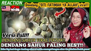 🇲🇾🇮🇩VERSI FULL LEBIH BEST❗VIRAL DENDANG SAHUR RAMADHAN "SITI FATIMAH YA ALLAH" ❗REACT