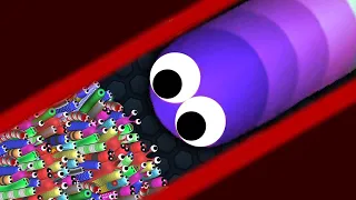 Slither.io 1 Giant Best Snake vs 97779 Tiny Snakes Epic Slitherio Gameplay