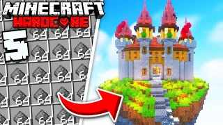 I Built a CREEPER FARM CASTLE In Minecraft Hardcore! (#5)