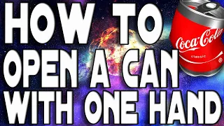 How to open a can with one hand