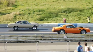 Classic Battle - Chevy Chevelle SS vs Pontiac Trans Am in the High 9s