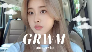 GRWM ♡ 🎀 | Soft summer makeup + vlog