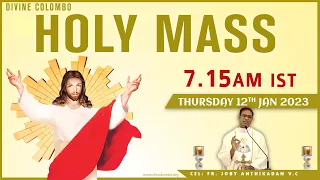 (Uploaded) Thursday Mass | Fr Joby Anthikadan VC | 12 Jan 2023 | Divine Colombo