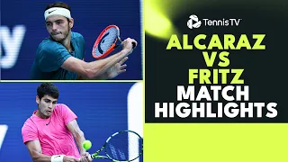 Carlos Alcaraz & Taylor Fritz Meet For The First Time | Miami 2023 Highlights