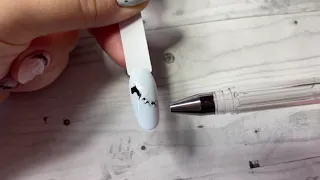 Как сделать дым на ногтях!! Дизайн ногтей ручкой! #лайфхак! Дизайн за 1 минуту!