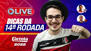 LIVE DICAS #14 RODADA | CARTOLA FC 2022 | TIMES VÃO POUPAR??