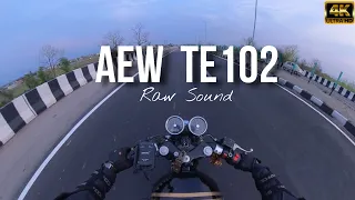 Royal Enfield Continental GT 650 sound - AEW exhaust  RAW Onboard] - 4K
