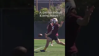 SLOMO PUNT by ALL-PAC12 Punter (How to Punt a Football in 5 EASY Steps)