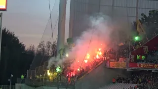 RC Lens - FC Nantes : Kop Lensois & pyro Brigade Loire