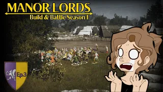 Defending Against Our First Raiders| Manor Lords