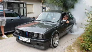 BMW e30 325i 24v burnout