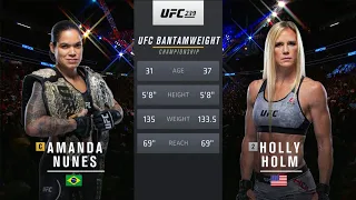 Amanda Nunes vs Holly Holm | UFC 239 [LUTA COMPLETA]