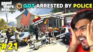 I REVEALED @TechnoGamerzOfficial FAKE NEWS AND GOT HIM ARRESTED BY POLICE IN PALETO! | GTA V GAMEPLAY #21