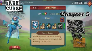 Lords Mobile Dark Curse Chapter 5 Elite stage 5-3.    OATH KEEPER