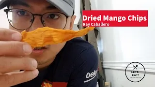 Organic dried mango chips