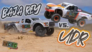 Traxxas UDR vs. Losi Baja Rey! | Which RC Trophy Truck is Better? | LVC RC