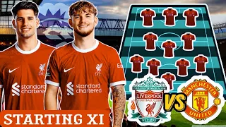 Liverpool VS Manchester United ✅ Liverpool Starting XI, Subs & Injured Players against Man United