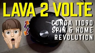 ROBOT ASPIRAPOLVERE CHE LAVA 2 VOLTE recensione del Conga 11090 Spin Revolution