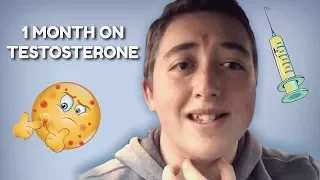 1 MONTH ON TESTOSTERONE ∣ FTM