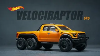 Ford Hennessey Velociraptor 6x6 Hot Wheels Custom - Tolle Garage