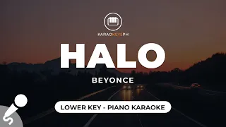 Halo - Beyonce (Lower Key - Piano Karaoke)