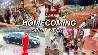 HOMECOMING SPIRIT WEEK *junior year* | dress up days, hoco dance, football game, parade!