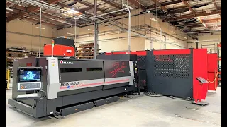 Amada Ensis 3015 AJ 3000W Fiber Laser & Cycle Loader