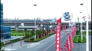 The Chinese celebrating the grand ceremony to unveil the Light Rail EMU for #Nigeria #Lagos in China