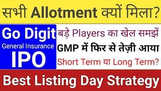 Go Digit IPO | Go Digit IPO Review | Go Digit IPO Listing Strategy | Stock Market Tak | Go Digit IPO
