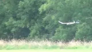 Keil Kraft Conquest at ModelAir Free Flight Area, Old Warden July 2016