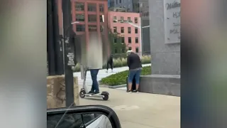 E-scooter riders caught on Chicago sidewalks